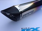 Hyosung GTR125 Pipe Werx R11 Coloured Titanium Tri-Oval CarbonEdge Street Legal Exhaust