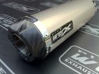 Kawasaki Z300 2015 Onwards Pipe Werx Plain Titanium Round CarbonEdge GP Exhaust