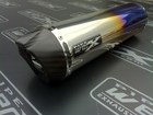 Z750 07 - > Pipe Werx Colour Titanium Round CarbonEdge Street Legal Exhaust