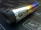 Z750 07 - > Pipe Werx Colour Titanium Round CarbonEdge GP Exhaust