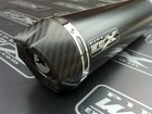 ZX12R ALL MODELS Pipe Werx Powder Black Round CarbonEdge Street Legal Exhaust