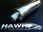 GSXR 750 L1 11 -> Hawk Stainless Steel Round Street Legal Exhaust