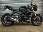 Triumph Street Triple 675 2013 Onwards Stainless Link Pipe PW127