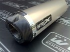 Pipe Werx GP Plain Titanium with Carbon Outlet Race Can - Custom Built to your Specification from the options in the listing