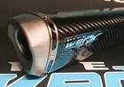 ZZR 600 D - E Pipe Werx Carbon Fibre Tri-Oval Titan Edge Titanium Outlet Street Legal Exhaust