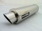 Kawasaki ZZR1200 Pair of Hawk Stainless Steel Round GP Race Exhausts