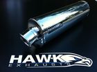 RSV Tuono 02-05 Hawk Stainless Steel Oval Street Legal Exhaust